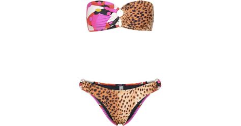 Reina Olga Bandcamp Multi Polyamide Blend Bikini Set In Pink Lyst