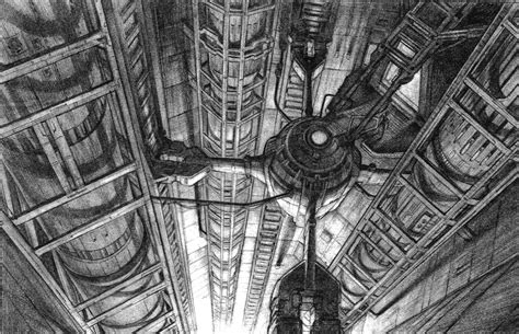 Jim Martin Concept Art Alien Resurrection Escape Pod