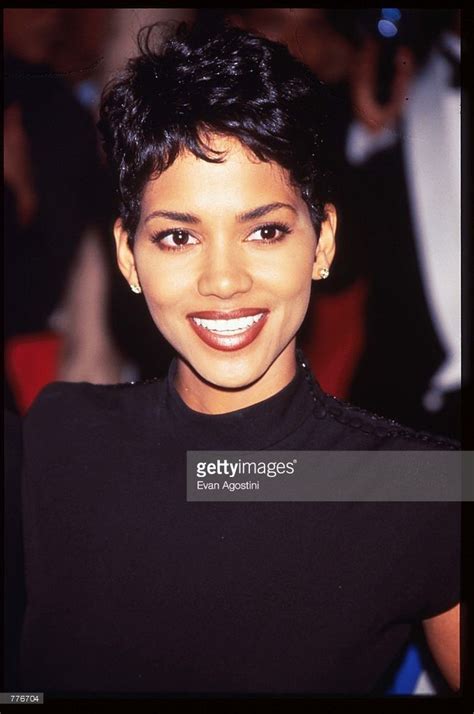 Actress Halle Berry Stands At The Essence Awards April 26 1996 In Artofit