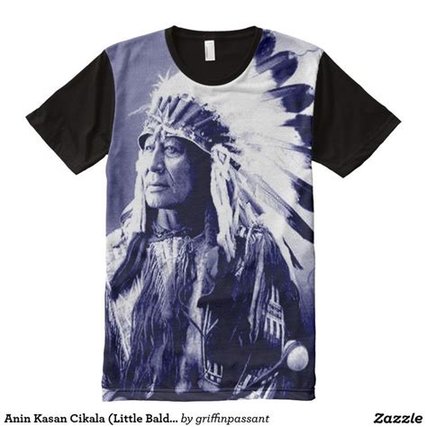 Anin Kasan Cikala Little Bald Eagle Lakota Sioux All Over Print T