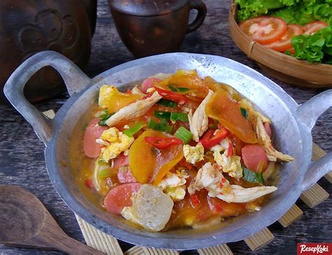 konsep kuliner populer  resep seblak mie makaroni