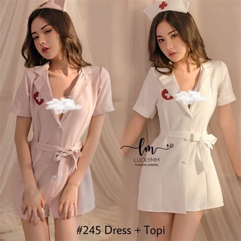 Jual Jeso Lingerie Cosplay Suster Baju Dinas Istri Pakaian Sexy Lc Se Shopee Indonesia
