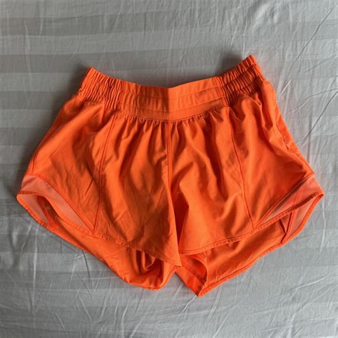 Lululemon Hotty Hot Shorts In Highlight Orange No Depop