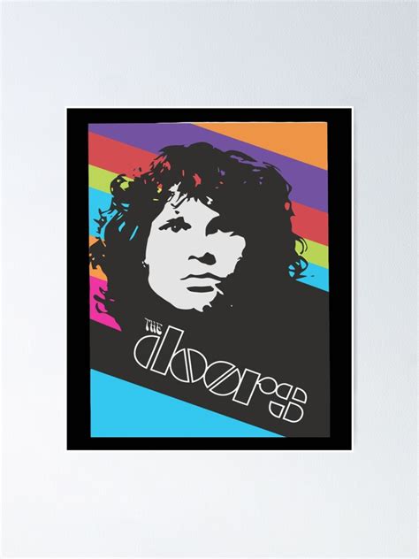 Lizard King Jim Morrison The Doors Classic Rock Design Poster For