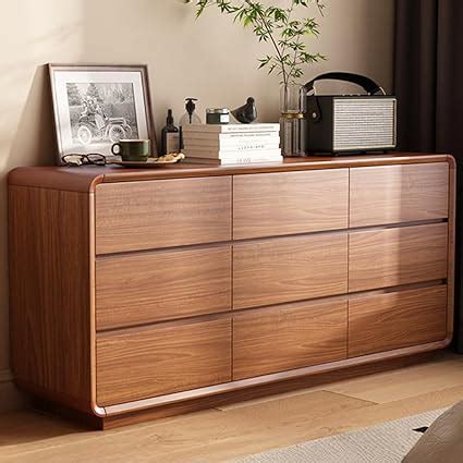 Amazon LITFAD Nightstand Modern Wood Lingerie Chest For Sleeping Quarters Multifunctional