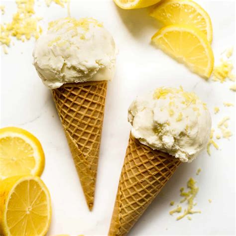 Homemade Lemon Ice Cream Only 4 Ingredients Joyous Apron