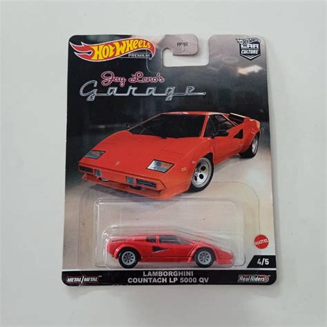 Hot Wheels Premium HW Lamborghini Countach LP QV Hotwheels Jay Lenos Garage Shopee Malaysia