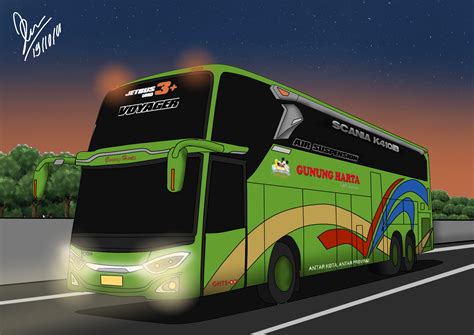 Gunung Harta Scania K410ib Digital Drawing By Artistictransport01 On