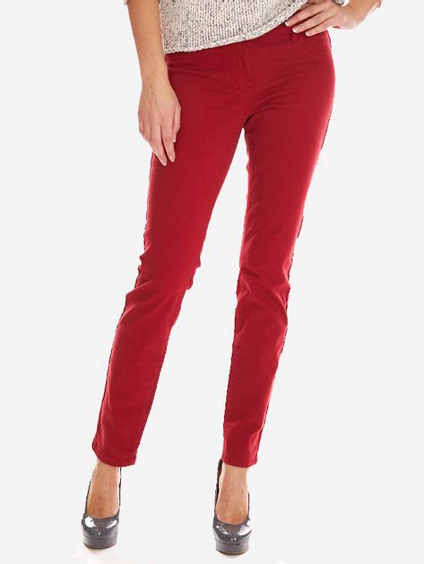 Джинсы Slim Fit женские Tom Tailor 167748 34 Красные (2200004516769 ...