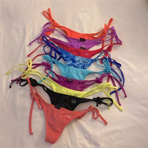 NVR Strings Swim Nvr Strings Bikini Bottoms Poshmark