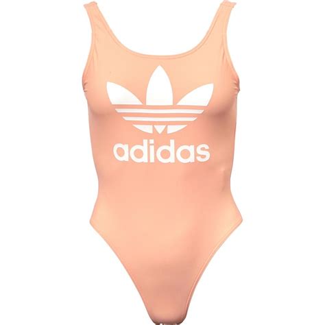 Buy Adidas Originals Womens Trefoil Swimsuit Dust Pink