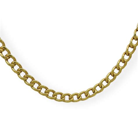 Cadena De Oro 18k Para Hombre Tejido Cubano Orosilver