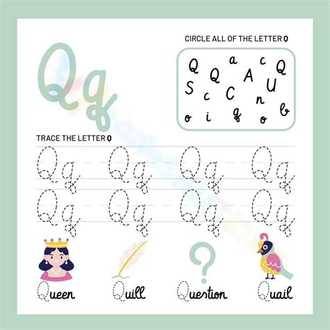 Cursive Letter Q