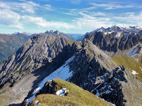 Blick über östlichen Lechtaler bis ins Karwendel hikr org