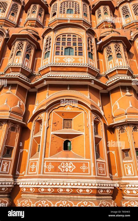 L Inde Rajasthan Jaipur Palais Des Vents Ou Hawa Mahal Photo Stock