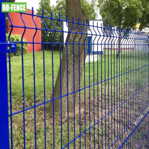 3D Curved Fence Panels Galvanized Steel Metal Welded Fencing Panels for ...