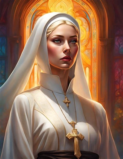 Download Ai Generated Nun Religion Royalty Free Stock Illustration