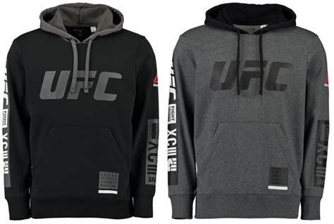 UFC Reebok Fan Logo Hoodie | FighterXFashion.com