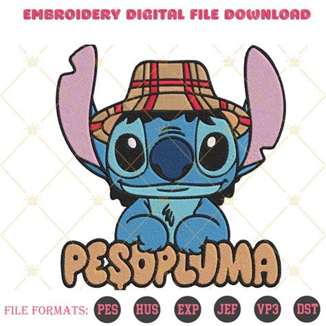 Peso Pluma Stitch Machine Embroidery Designs Inspire Uplift