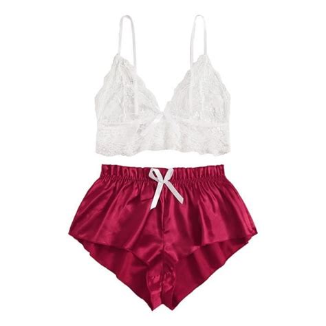 Femmes Lingerie Corset Dentelle Sans Fil Racy Mousseline Vêtements De Nuit Sous Vêtements Tops