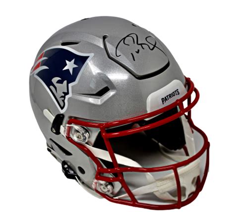 Tom Brady Autographed New England Patriots Authentic Full Size Helmet