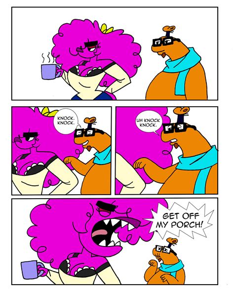 Smiling Friends Becky Comic knock knock by QTcomics on DeviantArt