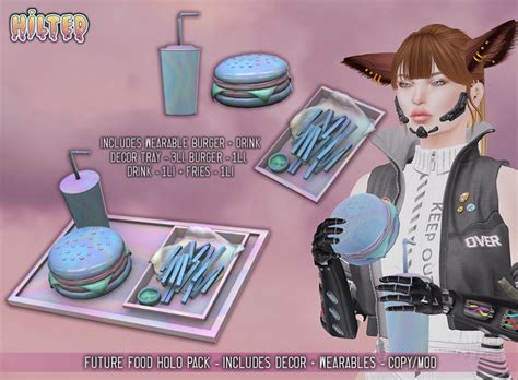 Second Life Marketplace Hilted Future Food Holo Pack