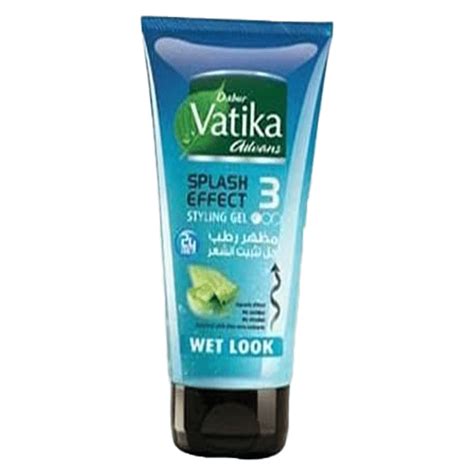 Vatika Splash Effect Wet Look Hair Gel - 185ml | Beauty and Personal ...