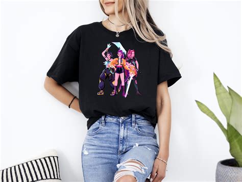 K Pop Demon Hunters Band Member Graphic Fan Art Music Merch Unisex T