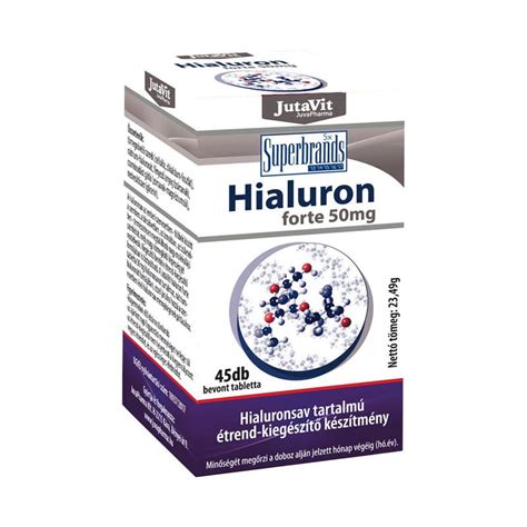 JutaVit Hialuron Forte 50 Mg Tabletta Pingvin Patika