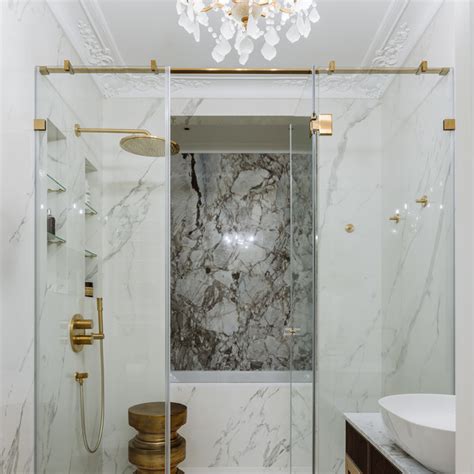 Стеклянные перегородки и экраны в ванной комнате: 40 примеров | myDecor