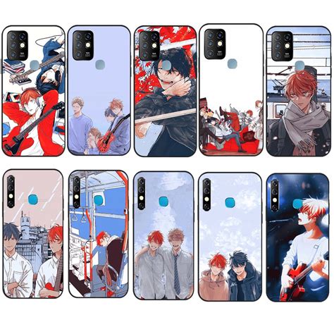 Infinix Hot Play Hot Play Hot S Silicone TPU Cover Phone Soft Black Case FS Given Anime