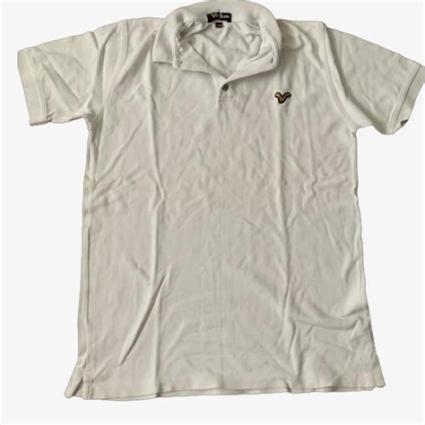 Voi Jeans White Polo Has A Small Yellow Stain On Depop
