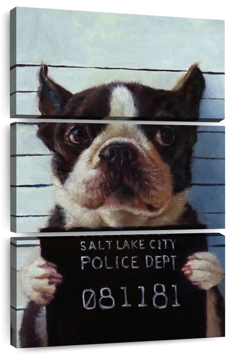 Mug Shot Wall Art Painting By Lucia Heffernan