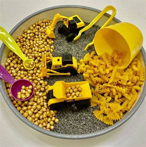 Construction Sensory Messy Play Kit Etsy