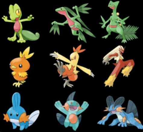 Pokemon Gen 3 Starters