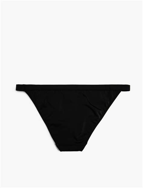 Siyah Kadın Basic Bikini Altı 3SAK00006BM Koton