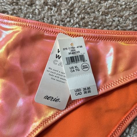 Aerie Swim Aerie Cheeky Metallic Foil Bikini Bottom Poshmark