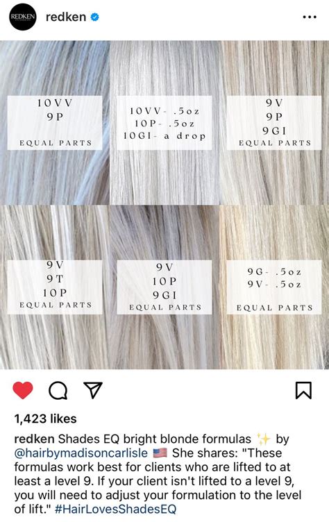 Pin By Tania R On Hair Formulas Hair Shades Hair Color Formulas Toner For Blonde Hair