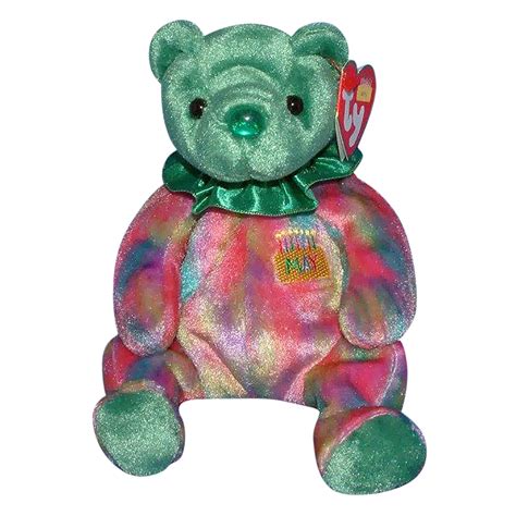 Ty Beanie Baby May The Bear Stuffed Animal Mwmt