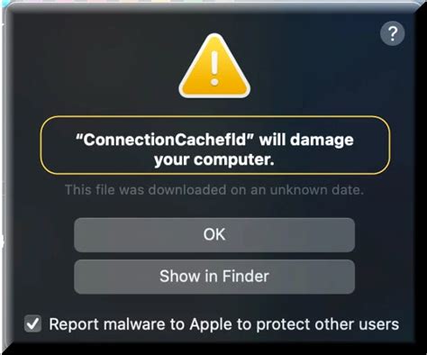 ConnectionCachefid Mac Virus Removal