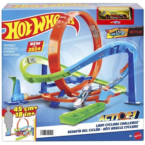 Hot Wheels Action Hyper Loop Extreme Playset Htk Blain S Farm Fleet