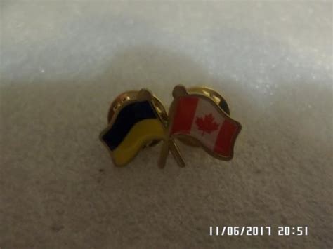 Значок Украина Канада