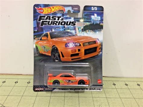 HOT WHEELS FAST Furious Nissan Skyline GT R BNR FREE Shipping