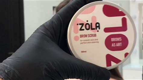 Окрашивание бровей краской от броу хенна. - YouTube