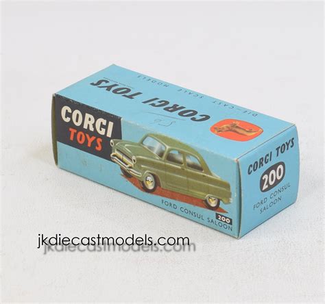 Corgi Toys 200 Ford Consul Box Only Jk Die Cast Models