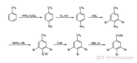 怎样以苯或甲苯为主要原料合成如图化合物？ 知乎