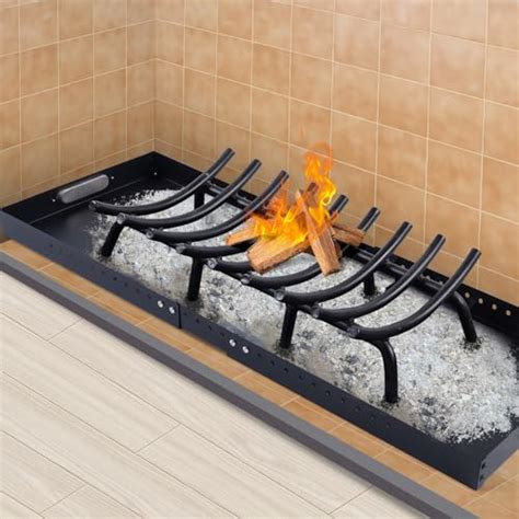 Snapklik MYFIREPLACEDIRECT Adjustable Fireplace Tray Expandable