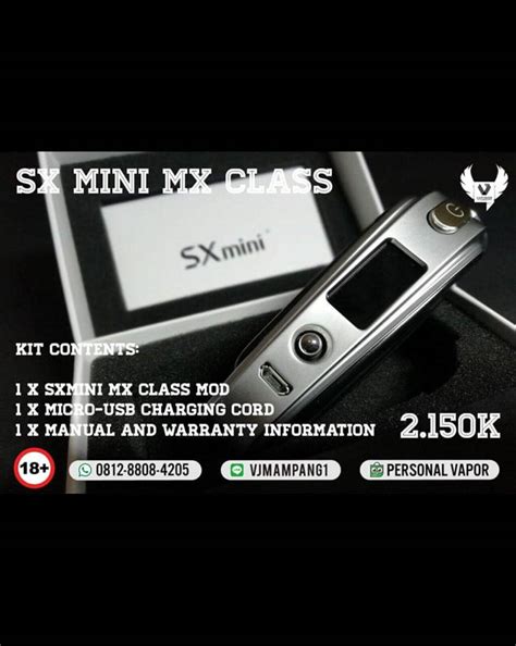 jual yihi sxmini mx class  tc mod vape harga murah jakarta