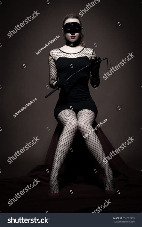 Beautiful Sexy Girl Black Dress Blonde Stock Photo 351592463 Shutterstock